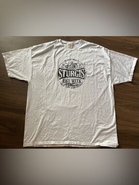Sturgis 2023 83rd Bike Rally White T-Shirt size 3XL EUC